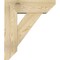 Ekena Millwork Traditional Slat Rough Sawn Bracket w/ Offset Brace, Douglas Fir, 8"W x 24"D x 28"H BKT0806X24X28TRA06RDF - alternate 4